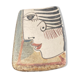 Terracotta cup contemporary pattern