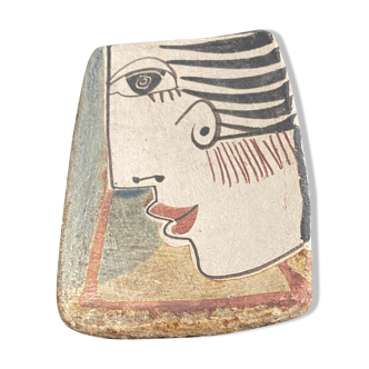 Terracotta cup contemporary pattern