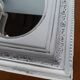 Mirror Napoleon III shabby chic 55x48 cm