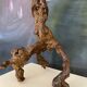 Vintage wood lamp
