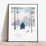 La cabane bleue