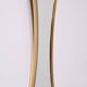 Hourglass shaped Brass Wall Mirror 1970s