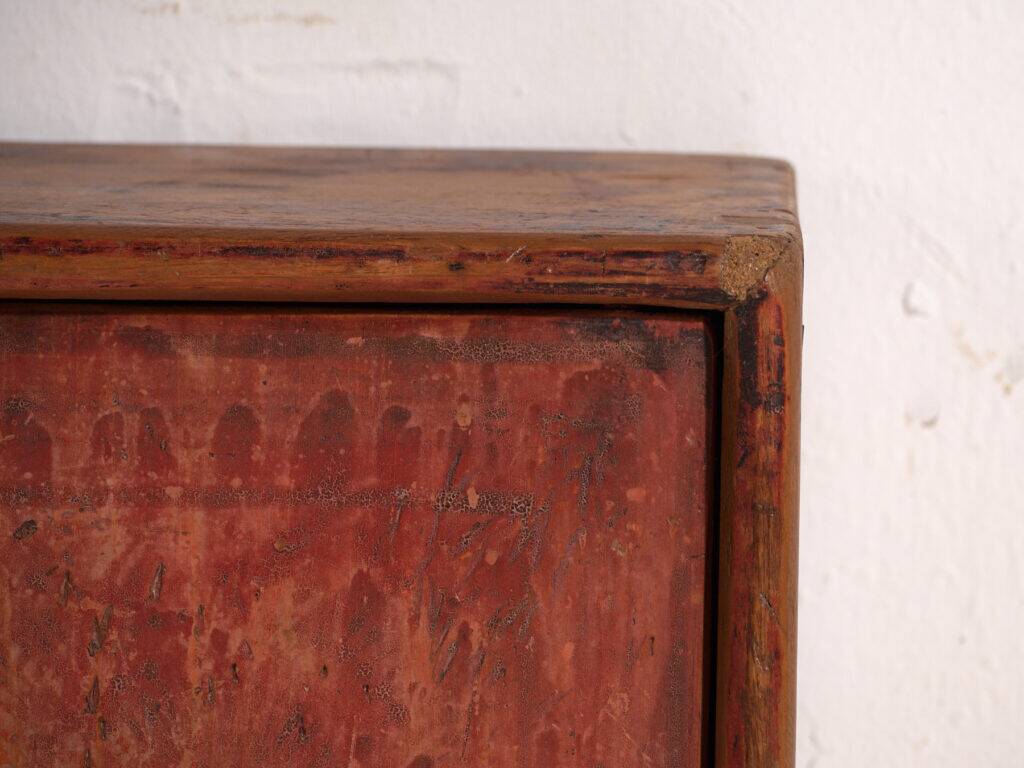 Antique low elm wood furniture – China, around 1900