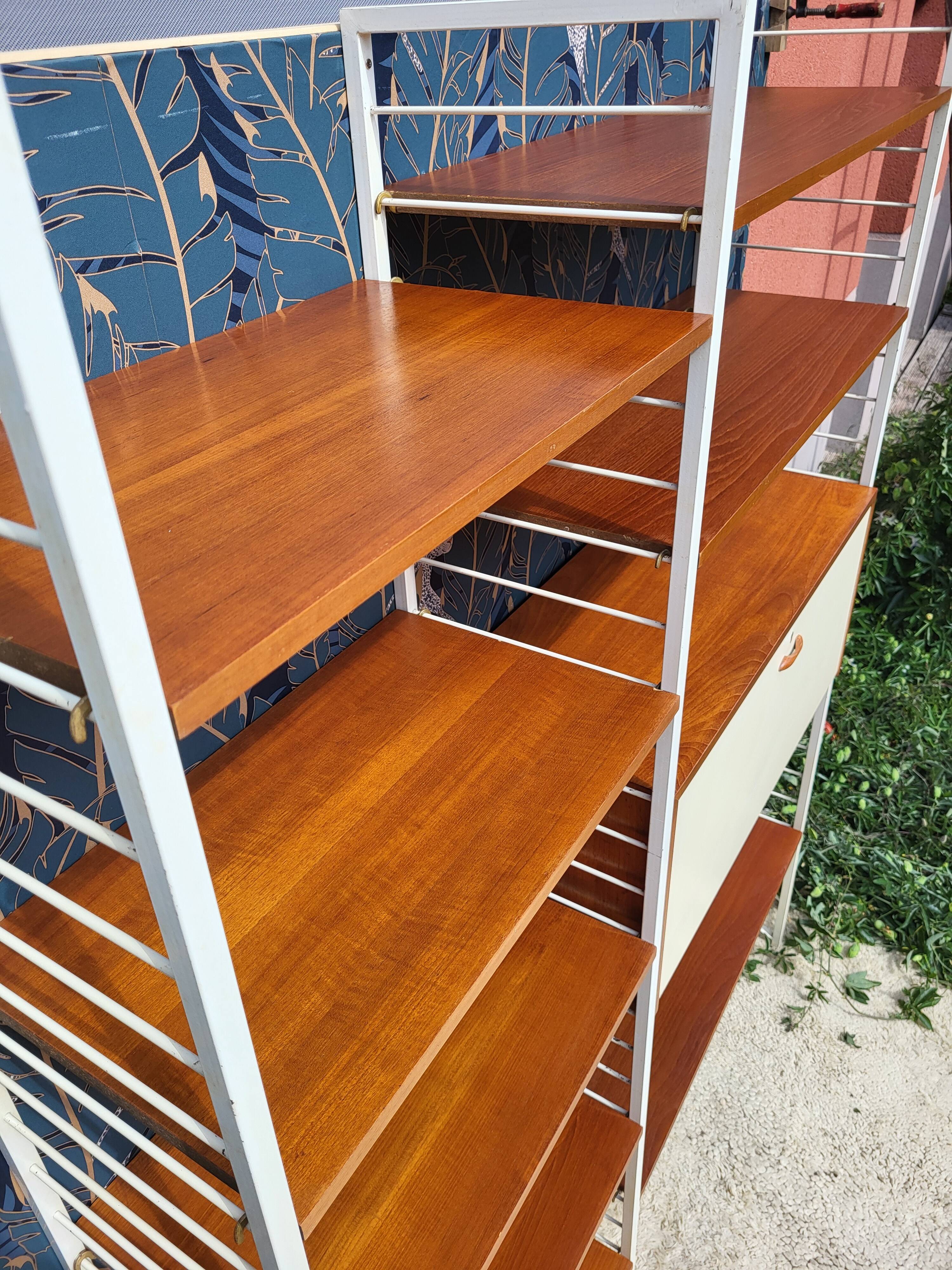 Système modulable Ladderax • Bureau Staples • Robert Heal, Londres, c.1960