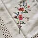 Embroidered tablecloth and 12 vintage napkins