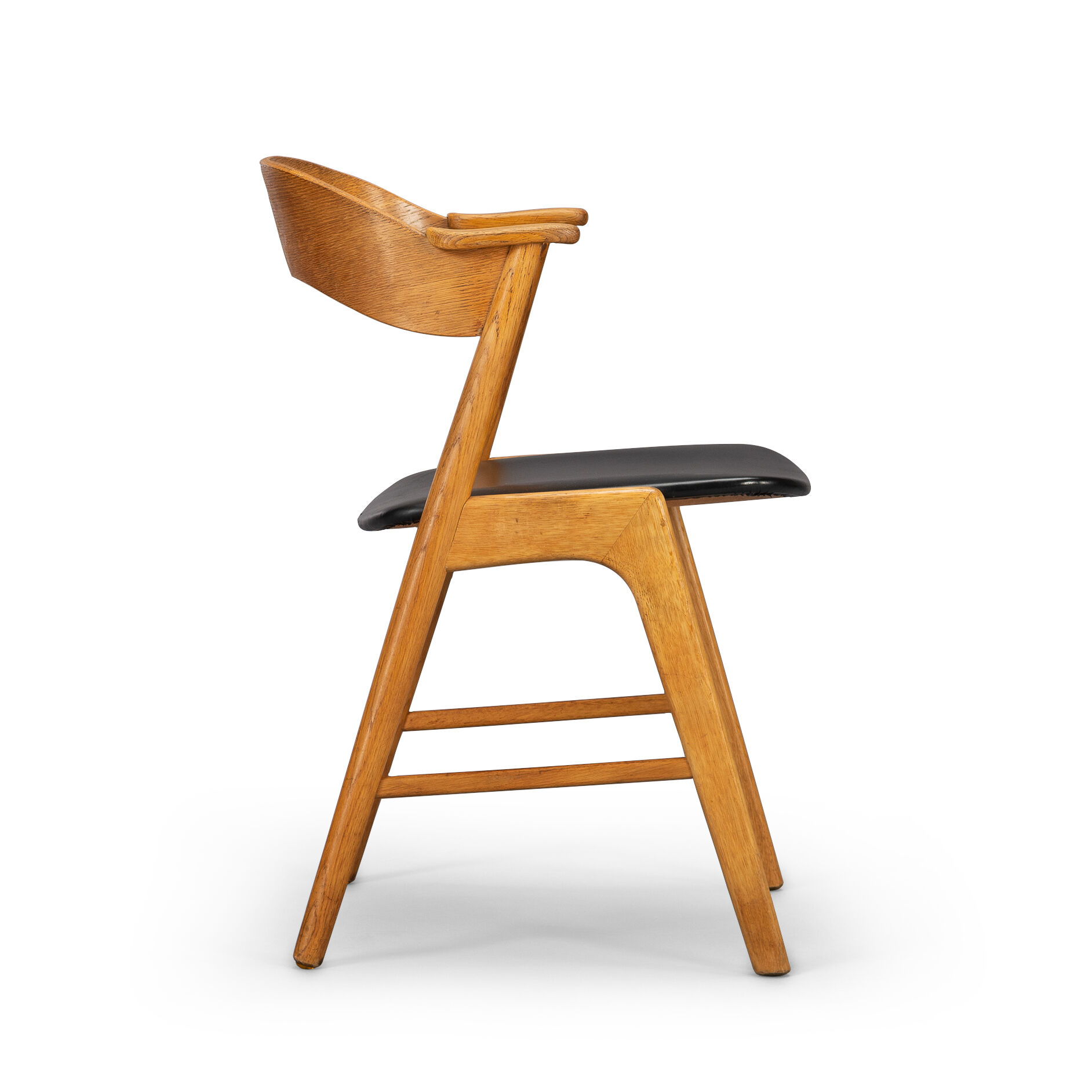 Danish Midcentury Armchair Model 32 by Kai Kristiansen in oak, 1960s