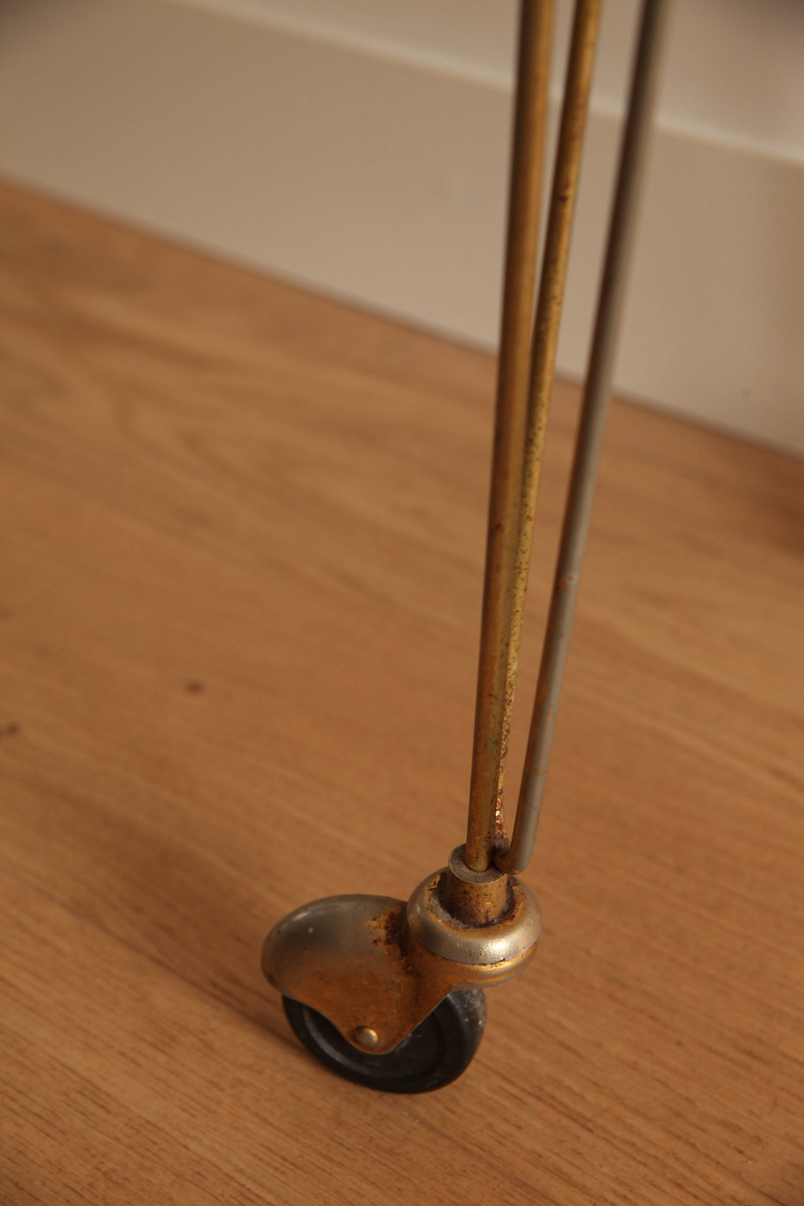 Serving table on wheels formica tray