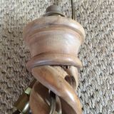Pied de lampe en bois