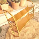 Vintage rattan shelf "Gabriella"