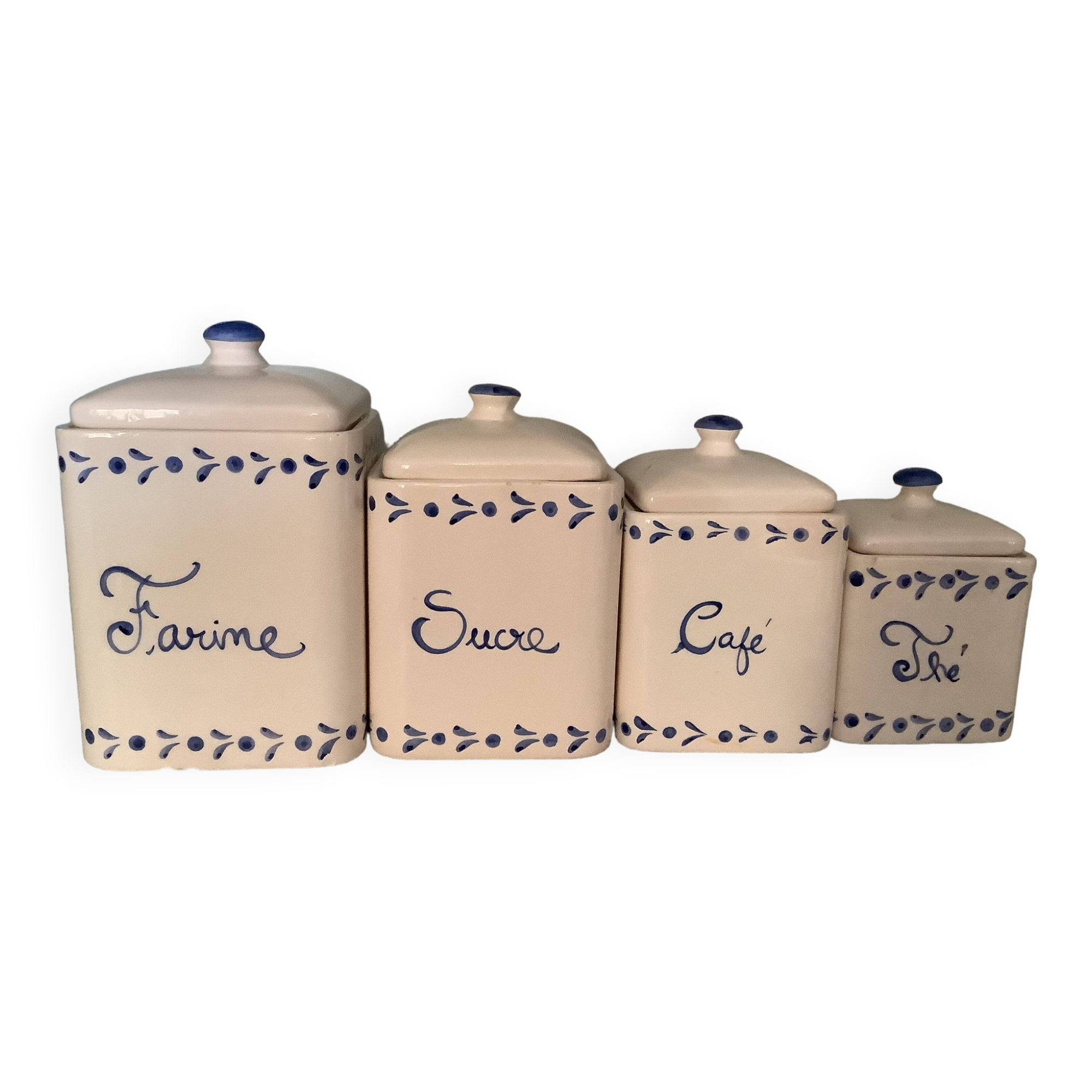 Earthenware spice boxes