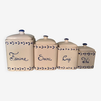 Earthenware spice boxes