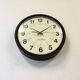 Vintage Brown Bakelite Wall Clock from Seth Thomas, 1980s