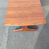 Teak central extension table circa 1960