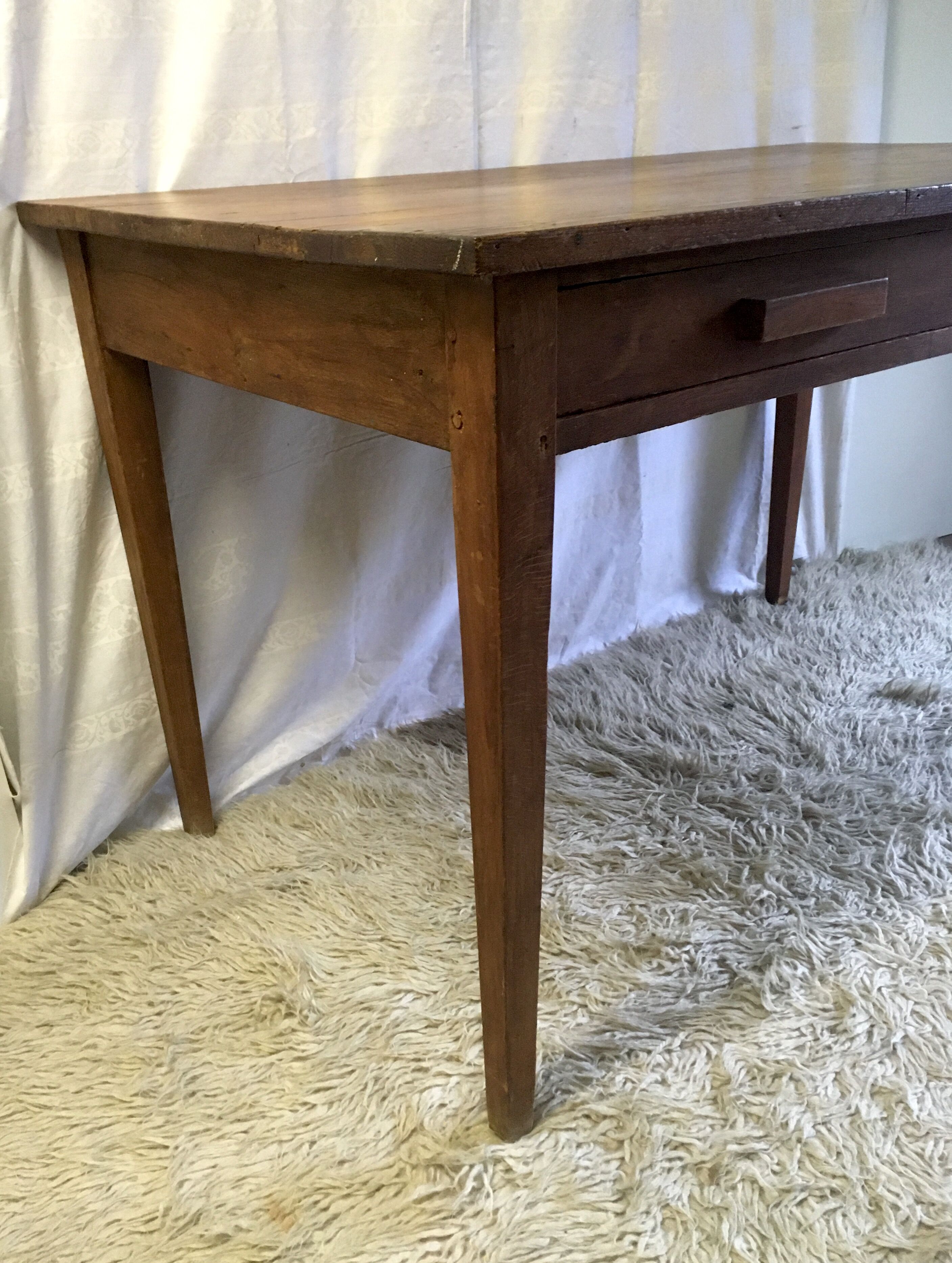 Farm table in solid oak - mid 20th