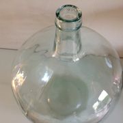 Dame -jeanne Vibesal 20 L in transparent glass / vintage 60s-70s