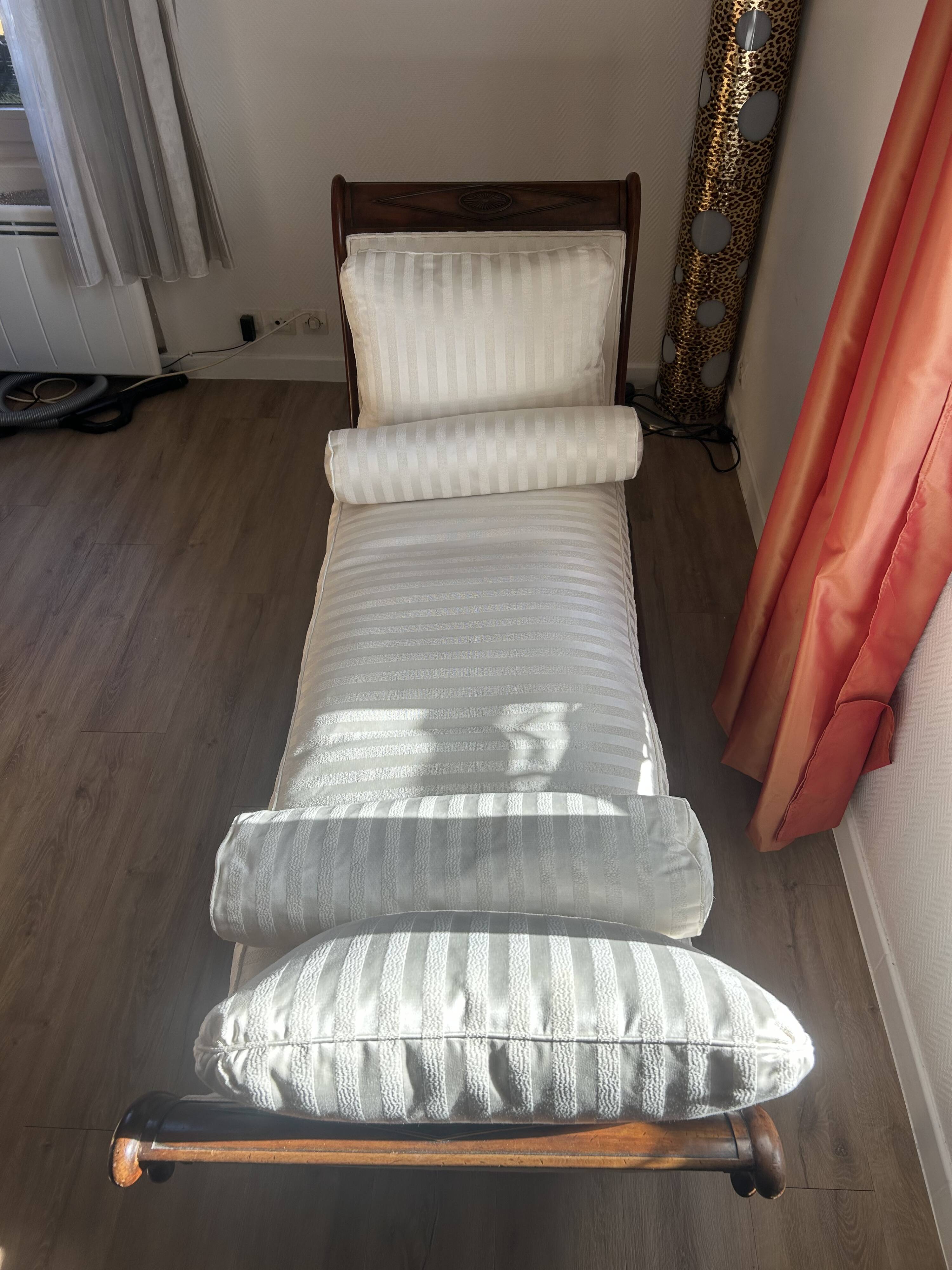 Meridienne second empire white