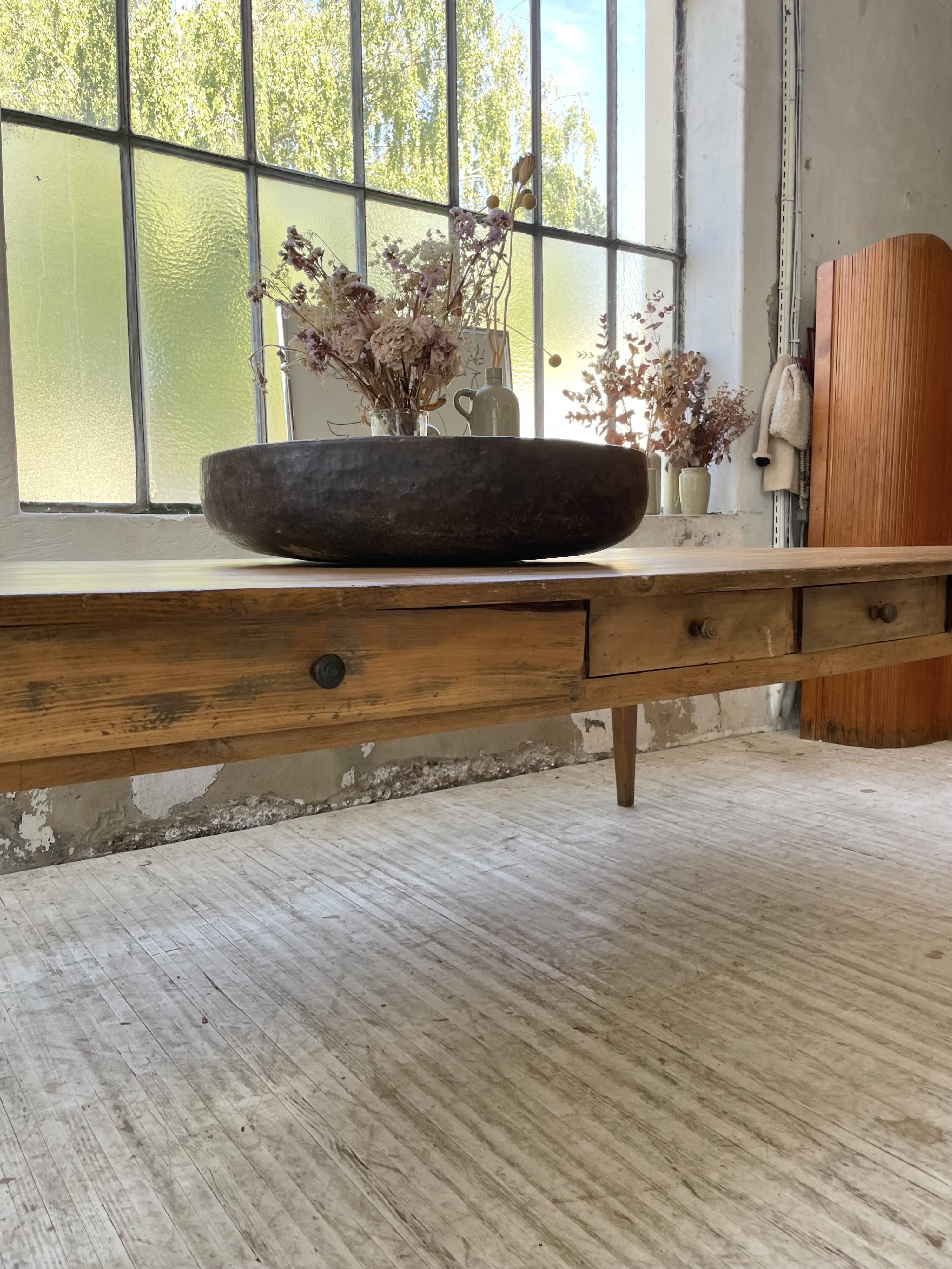 Plat en bois berbère XXL