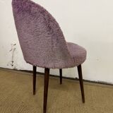 Chaise moumoute Lilas vintage