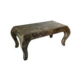 Table basse en marbre tessellé maitland smith 1980 vintage usa rare emperador 1970