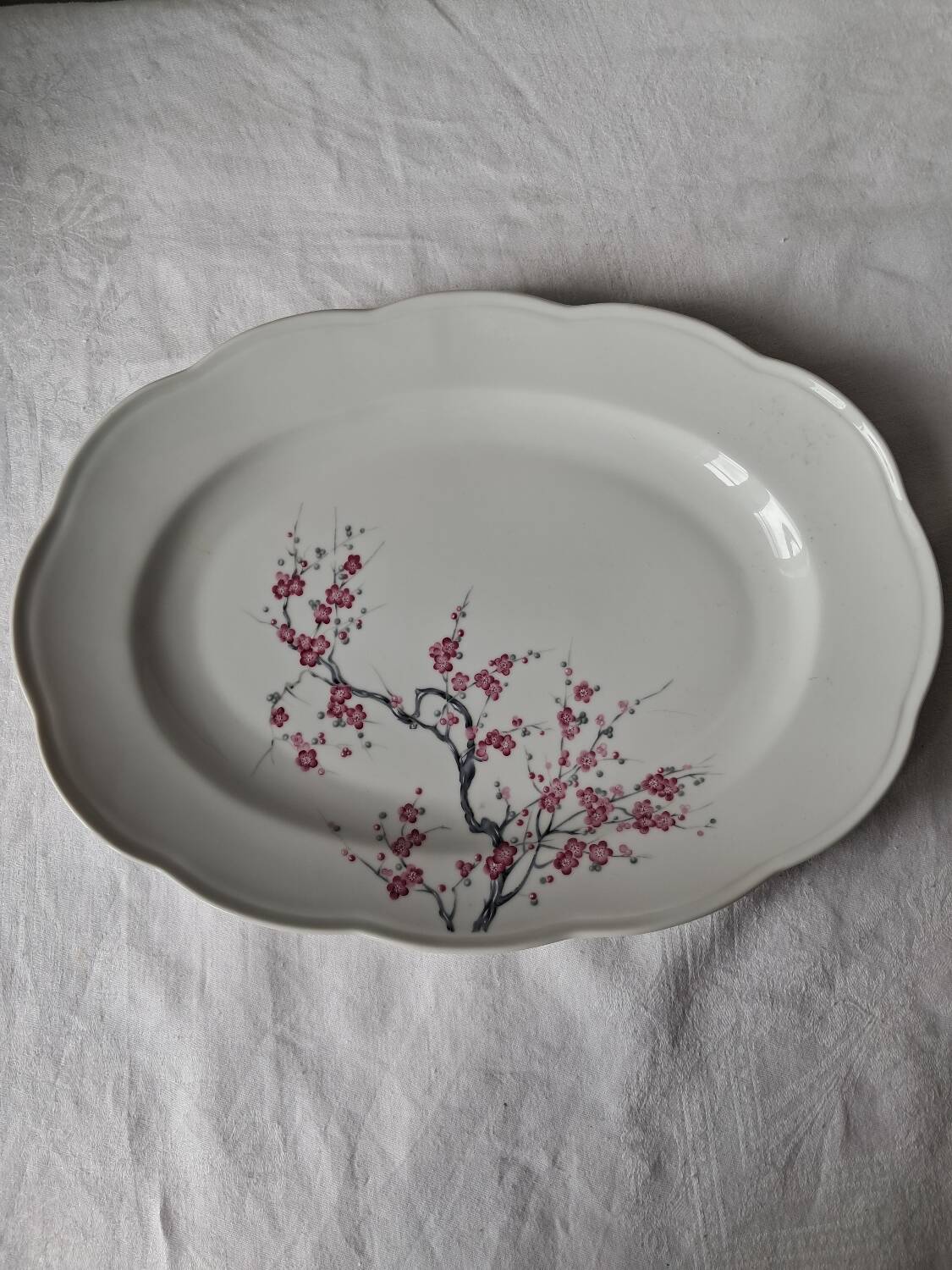 Porcelain dish. Creation A.Deshoulières