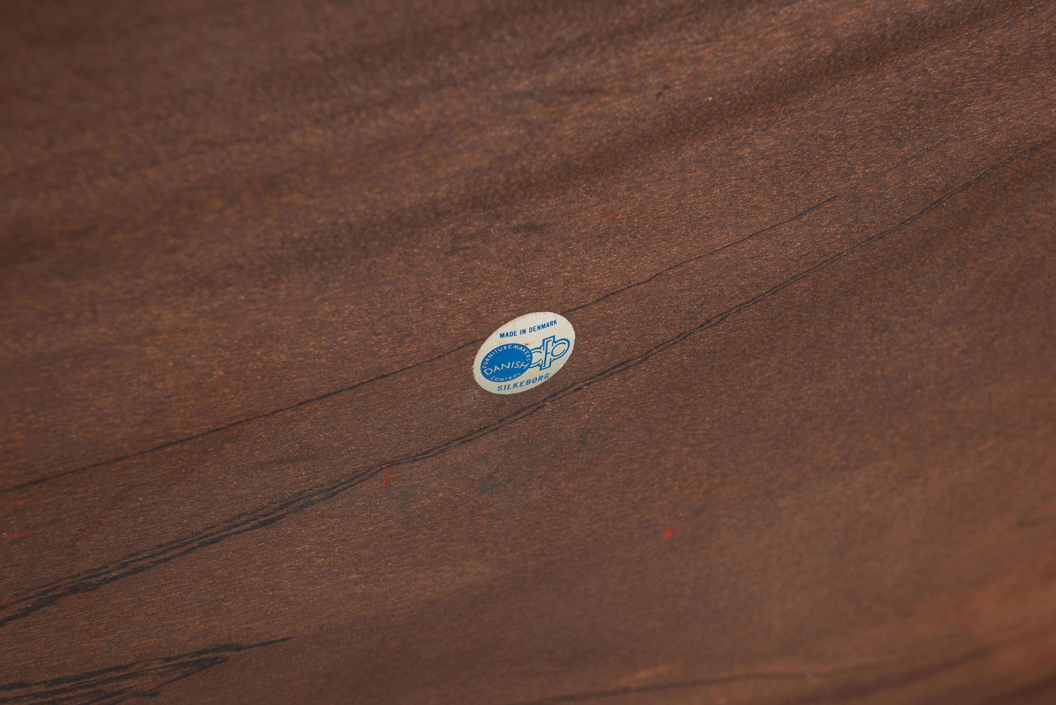 Johannes Andersen rosewood coffeetable for Silkeborg