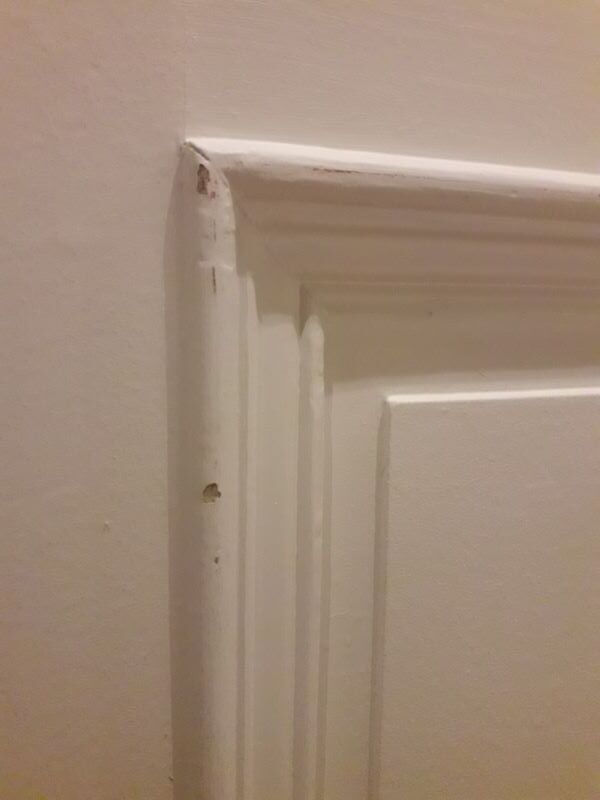 Communication door 69x243cm double-sided molded panel