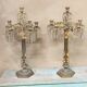 Pair of Important Large Candle Holders with Six Lights in Bronze h.73 cm