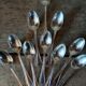 10 spoons ercuis trianon silver metal