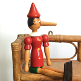 Italian wooden Pinocchio