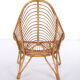Vintage Dutch design rattan lounge chair Rohe Noordwolde
