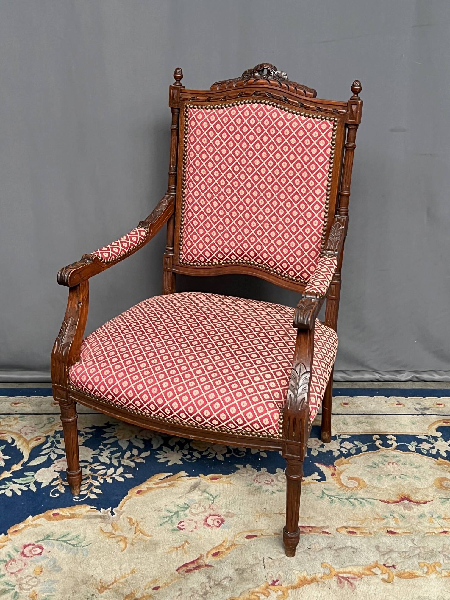 Antique Louis XVI style armchair