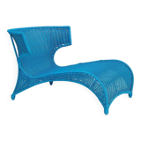 Sky Blue Low Longue Chair By Monika Mudler for IKEA, 2001