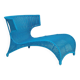 Sky Blue Low Longue Chair By Monika Mudler for IKEA, 2001