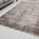 Grey Oushak Antique Wool Carpet