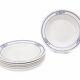 6 soup plates 1940s/50s