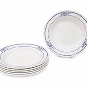 6 assiettes à soupe 1940/50