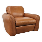 "Piumotto" leather armchair by Arrigo Arrigoni for Busnelli, 1970