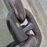 Table à chaînes brutaliste, années 1970