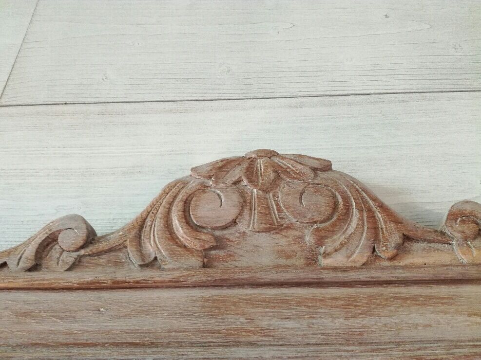 White wooden mirror 75x51cm