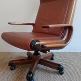 Leather "Everest" chair by AG Barcelona