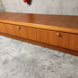 Scandinavian vintage teak row