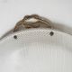 White metal perforated serving plate, attrb. to Matthieu Mategot, 1960's
