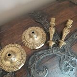 19th century bronze candlestick