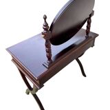 Traditional style solid wood dressing table with two drawers