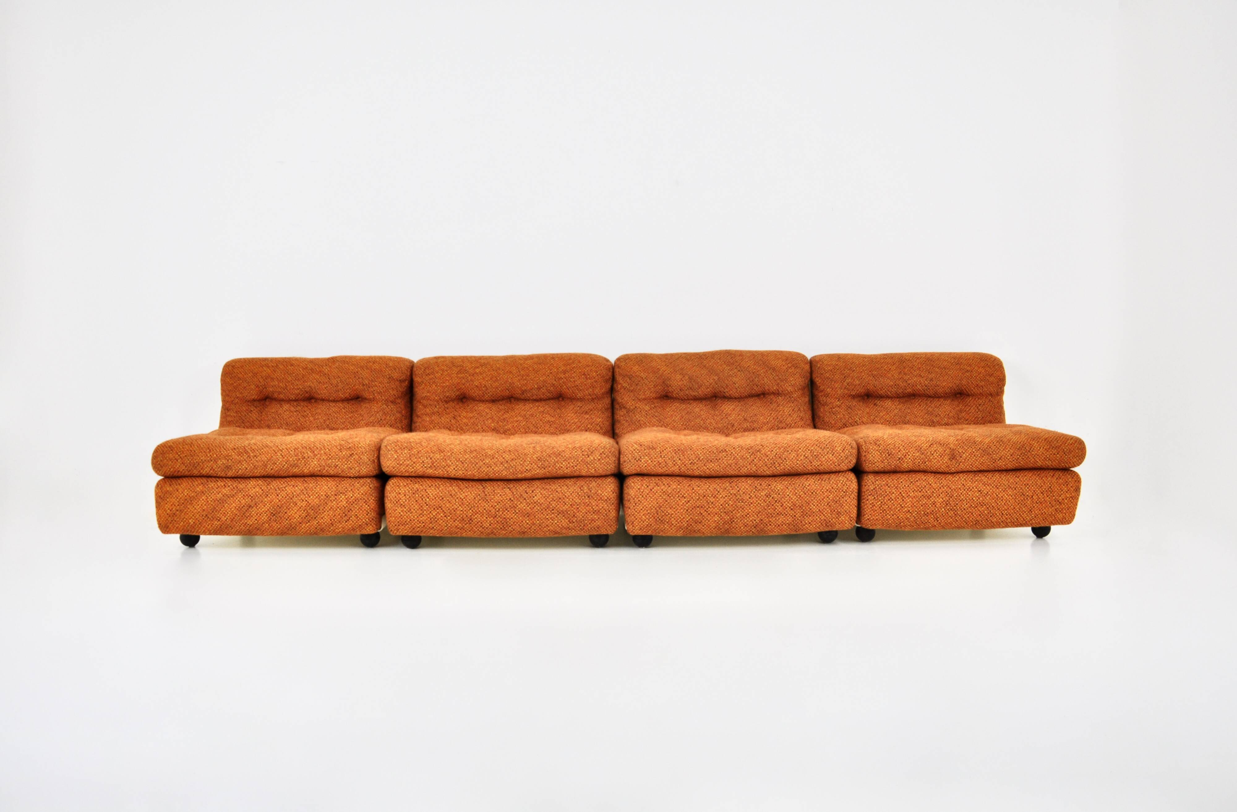 Amanta armchairs by Mario Bellini for C&B Italia, 1960, set of 4