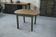 Table en pin piètement patiné vert 1960’s