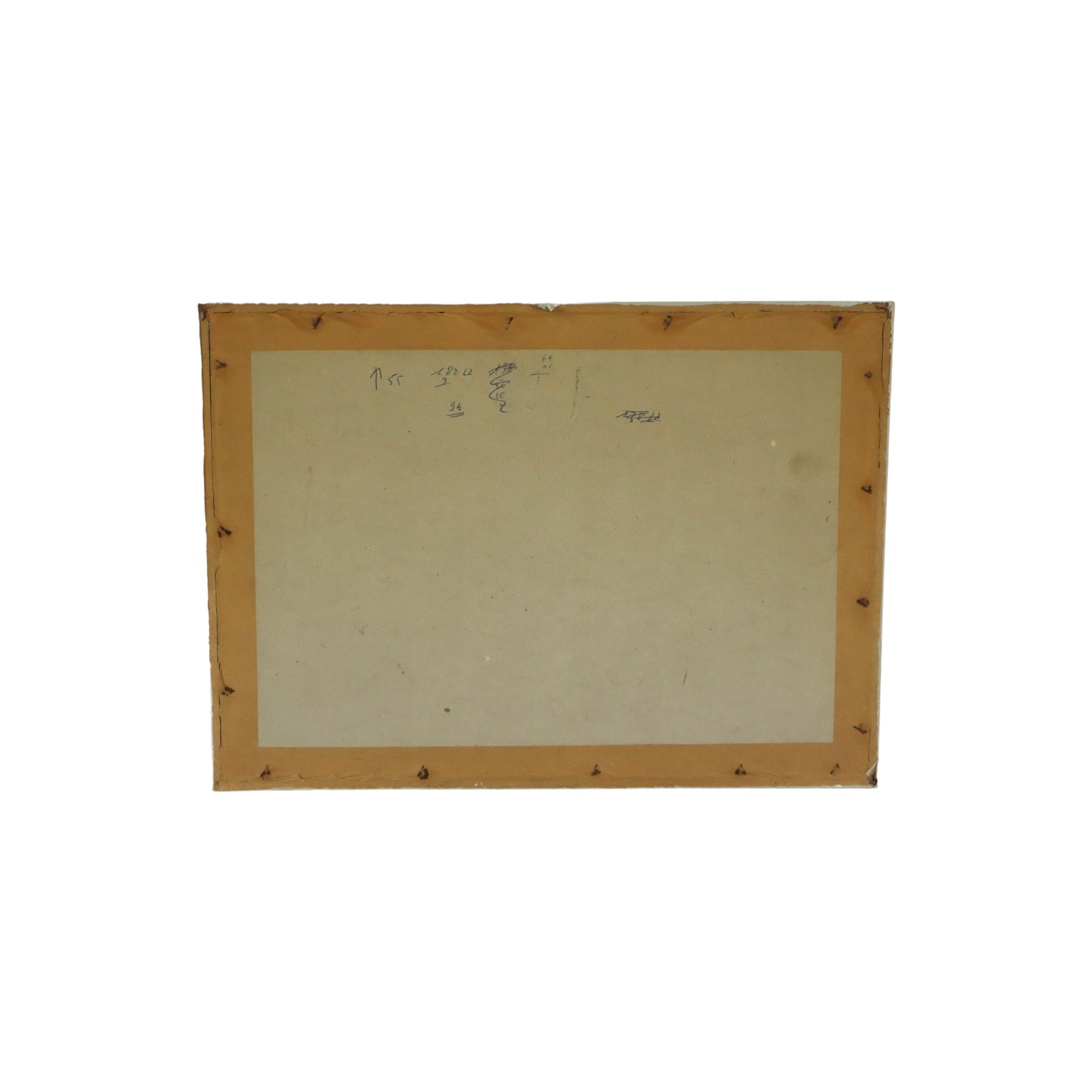 Watercolor The Calm Sea Lieven Florizoone Signed and Dated 1982