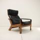 Rare Adjustable Leather Armchair, by Peter Opsvik, for Westnofa, Norway, 1960s