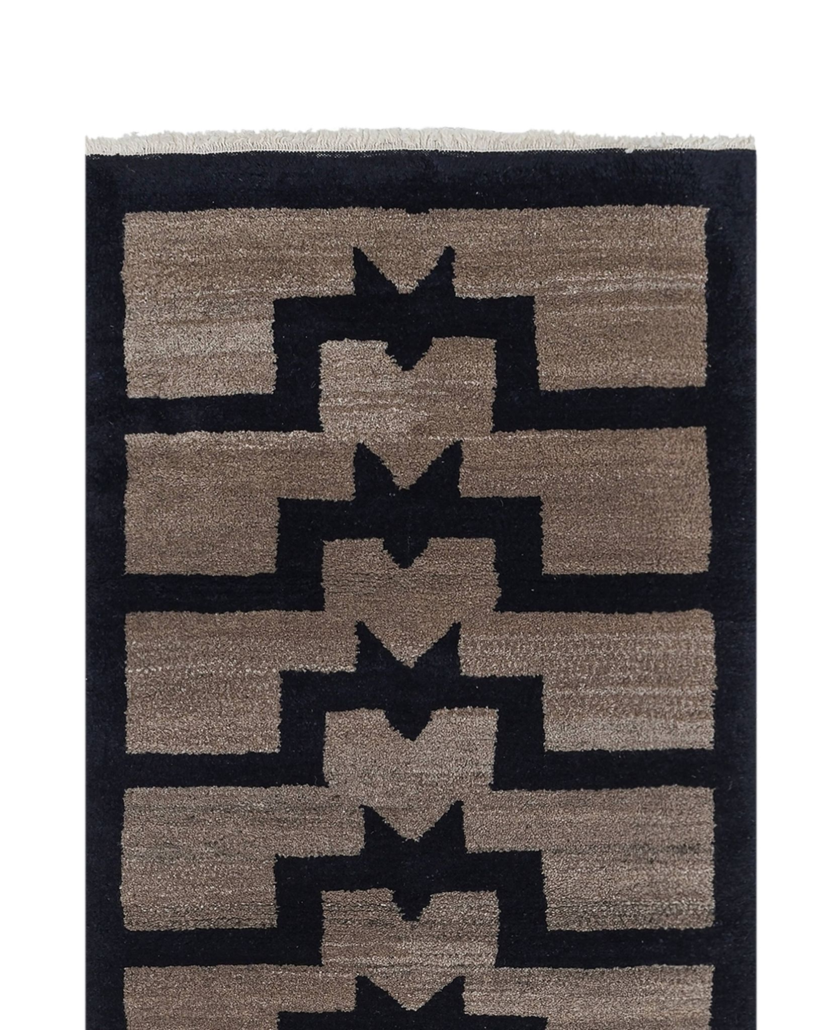 Tapis vintage turc de oushak tissé à la main 86x211 cm