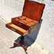 Napoleon III wooden compartment work cabinet Jewelry box